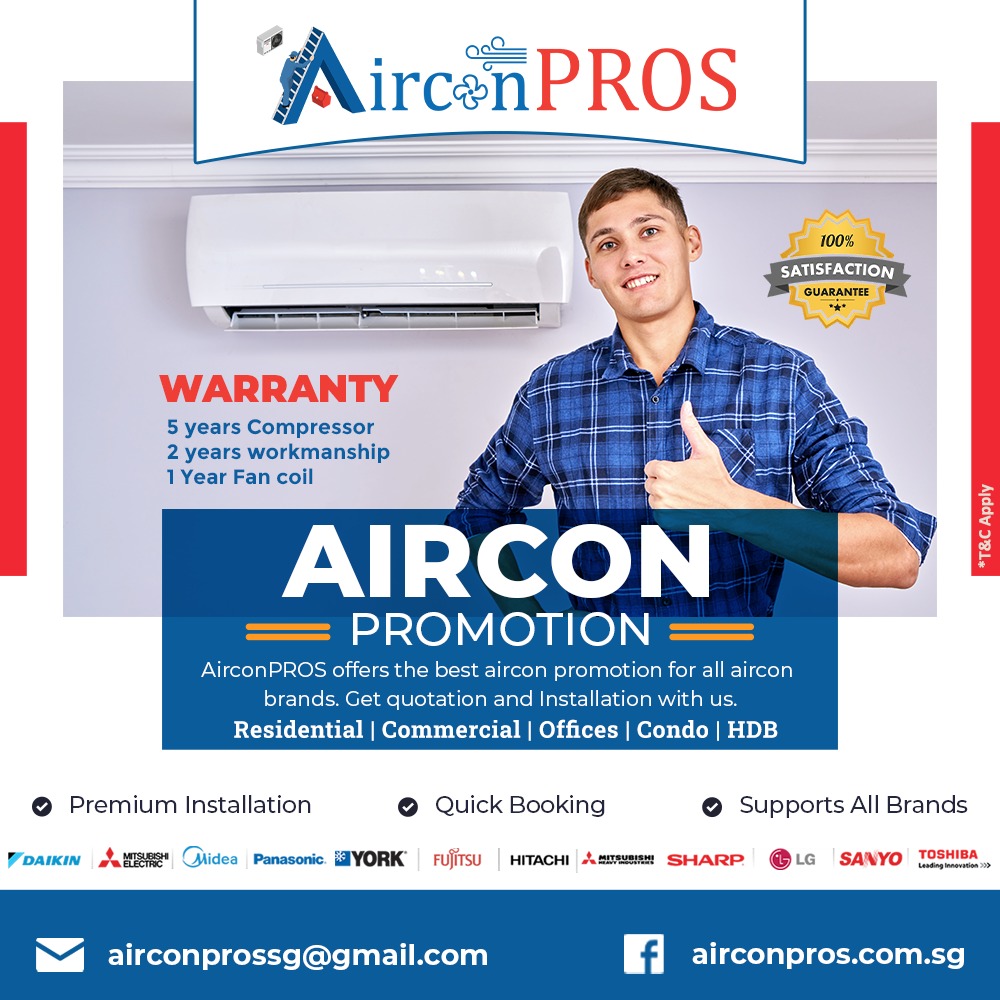 Where can I get reasonable Aircon Promotion in Singapore?
